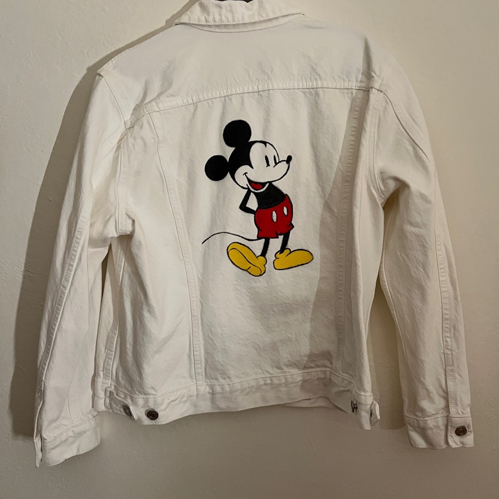 Hand Painted Mickey Mouse Jacket - image 1